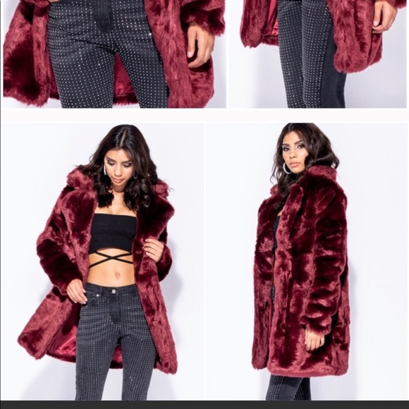 🔥SOLD🔥Cozy Hot **NEW**Faux Fur Coat - Picture 2 of 7